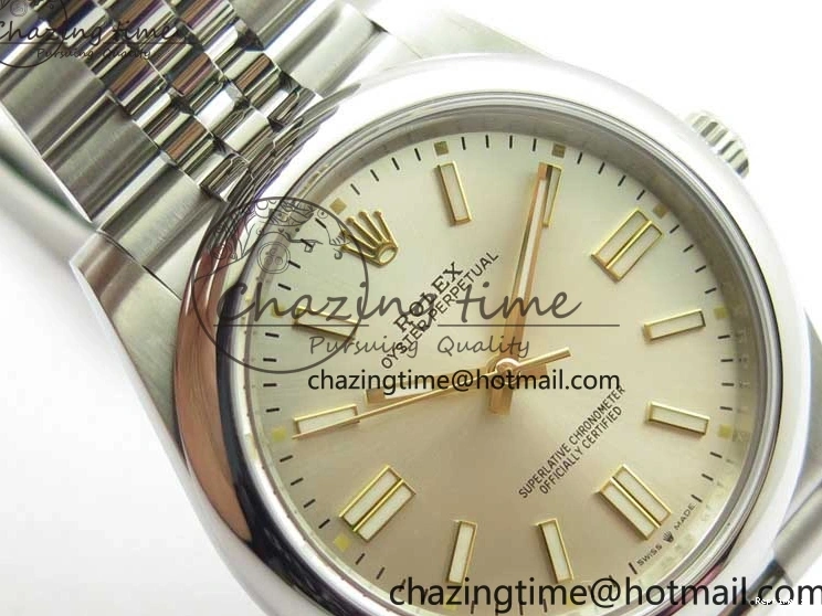 1221 WeatherProof Oyster Perpetual 41mm 124300 BP Maker Best Edition Silver Dial on SS Jubilee Bracelet A 2639